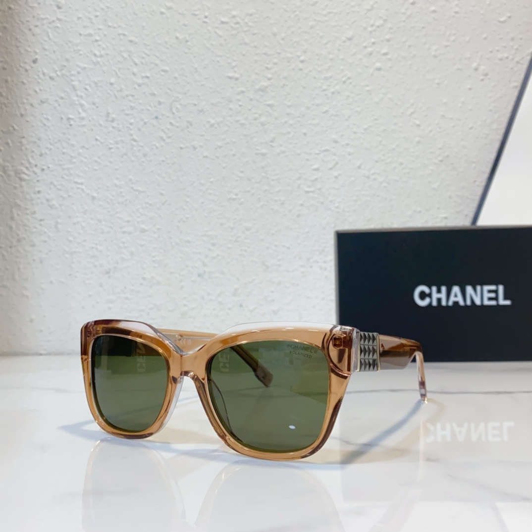 green Chanel sunglasses replica CH3525