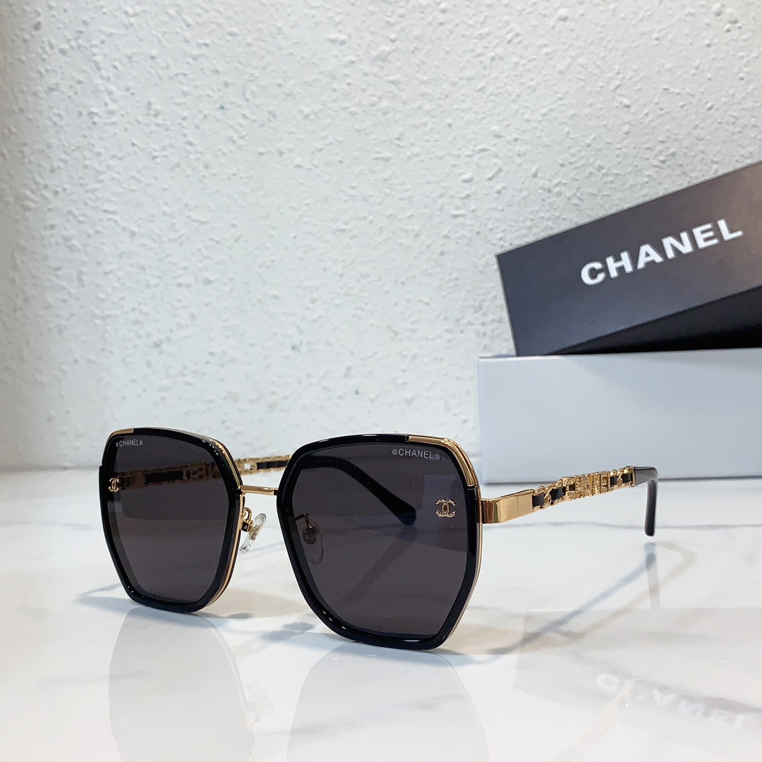 black gold Chanel sunglasses replica CH4579