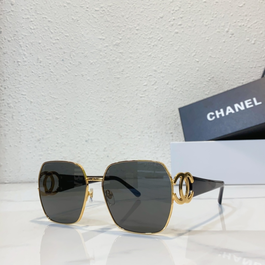 black gold Chanel sunglasses replica CH4586