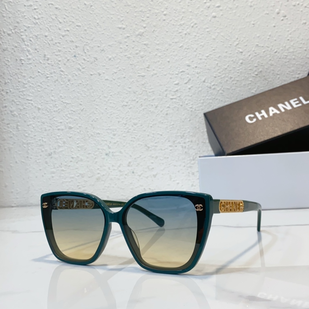 green Chanel sunglasses replica CH6305