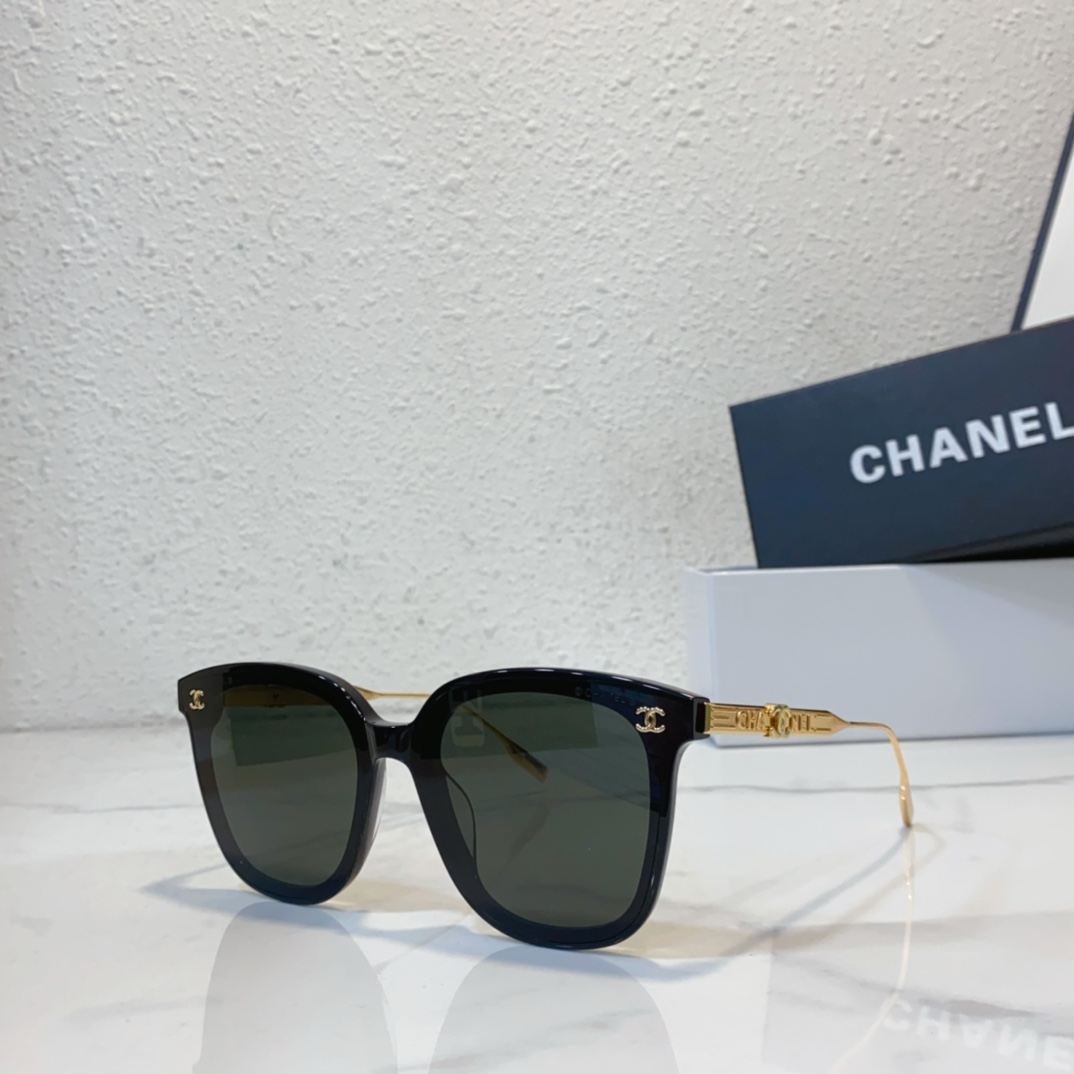 black gold Chanel sunglasses replica CH2303