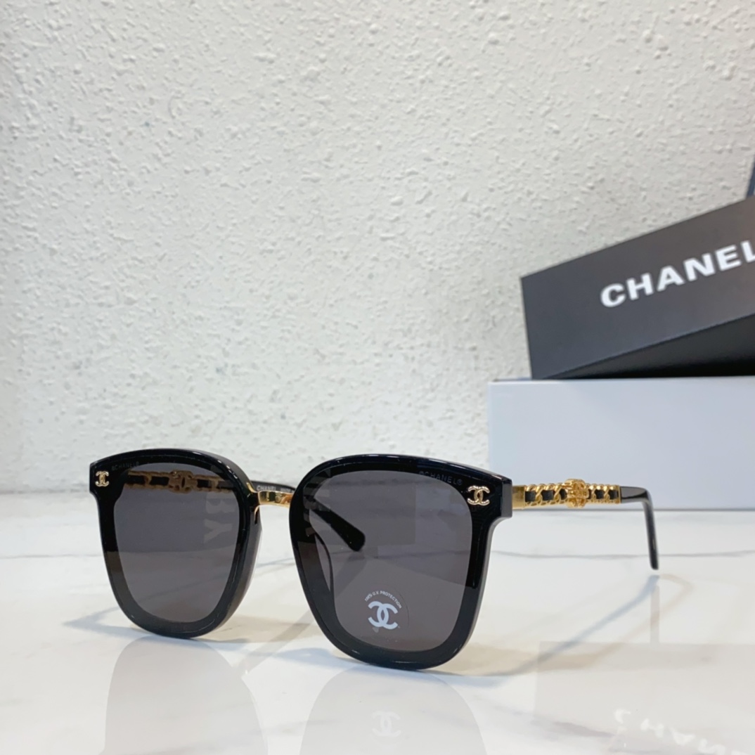 black gold Chanel sunglasses replica CH0535