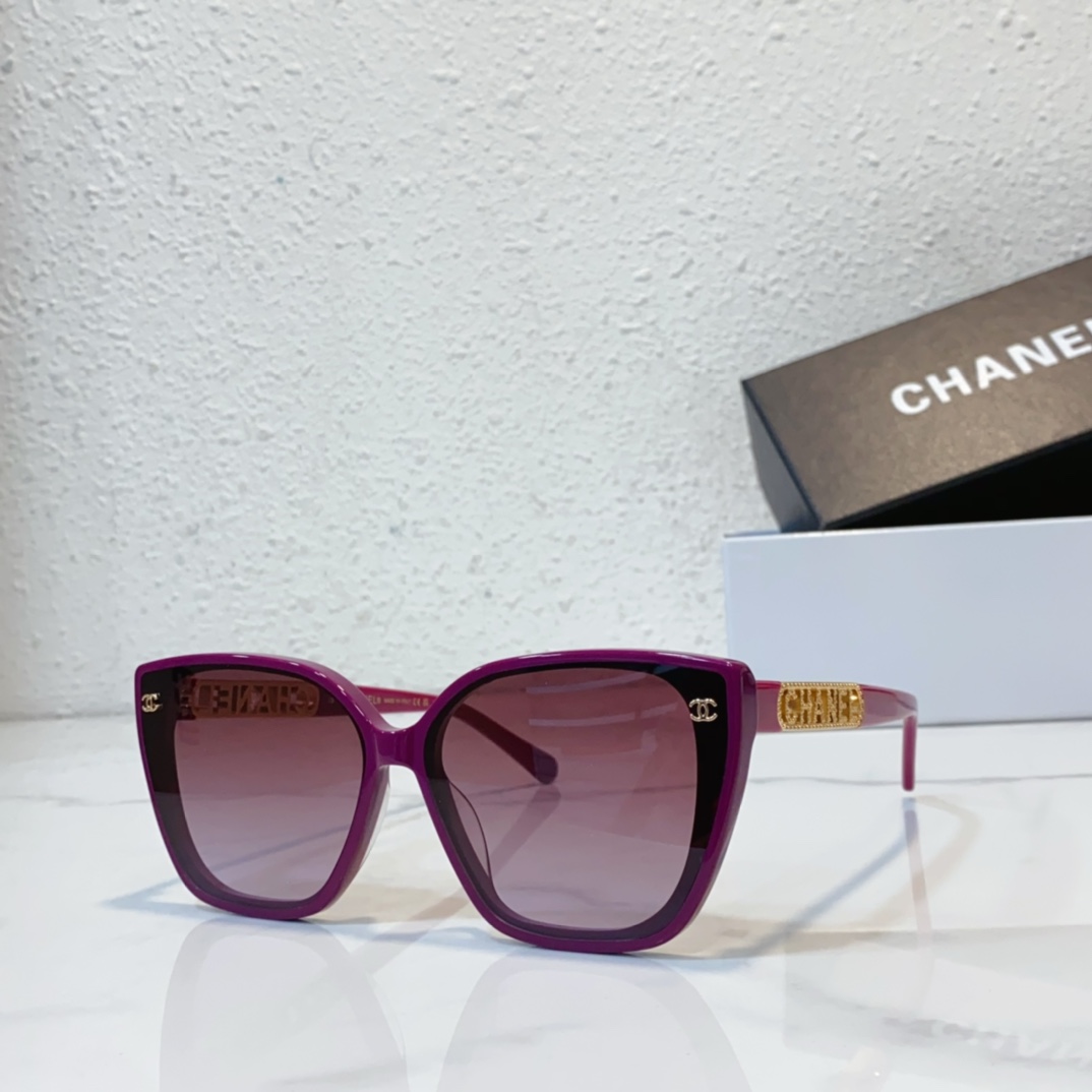 purple Chanel sunglasses replica CH6305