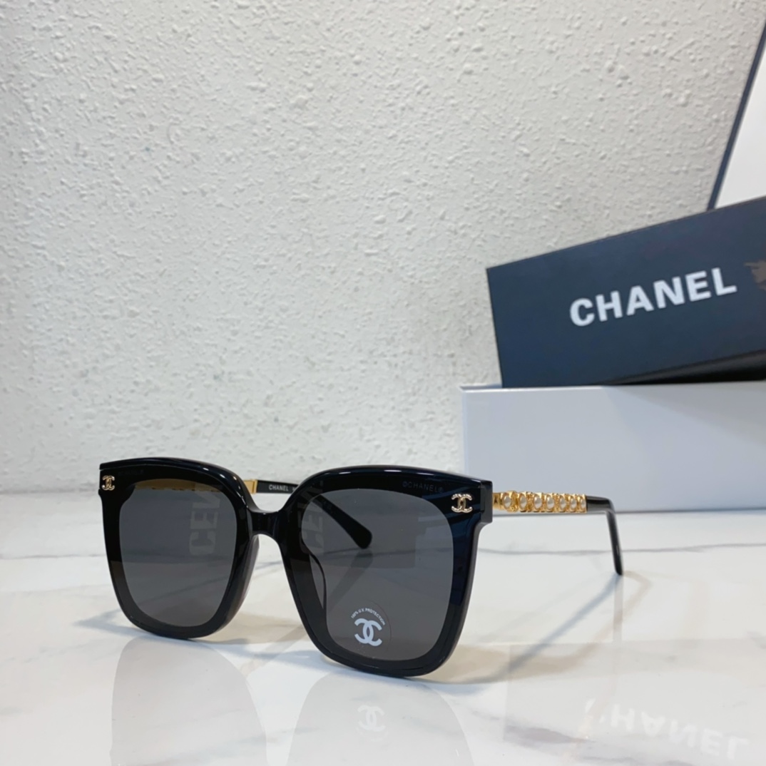 black gold Chanel sunglasses replica CH0542