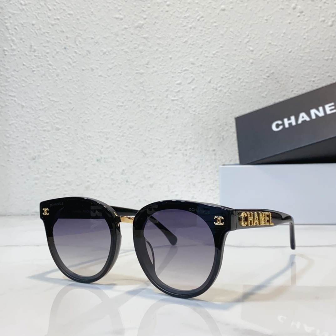 black gold Chanel sunglasses replica CH3854