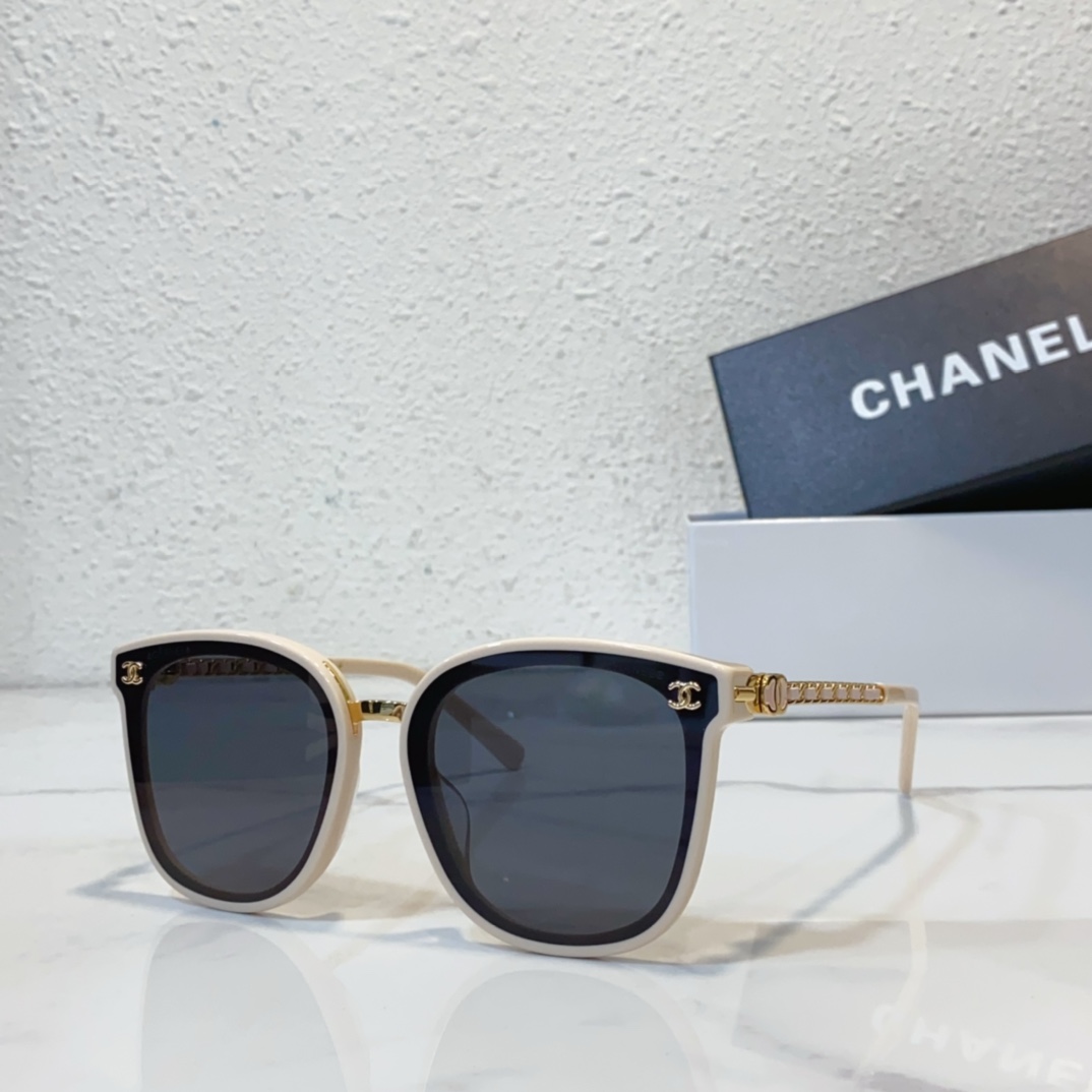 beige Replica Chanel sunglasses CH7312