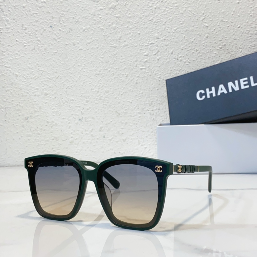 green Replica Chanel sunglasses CH7355