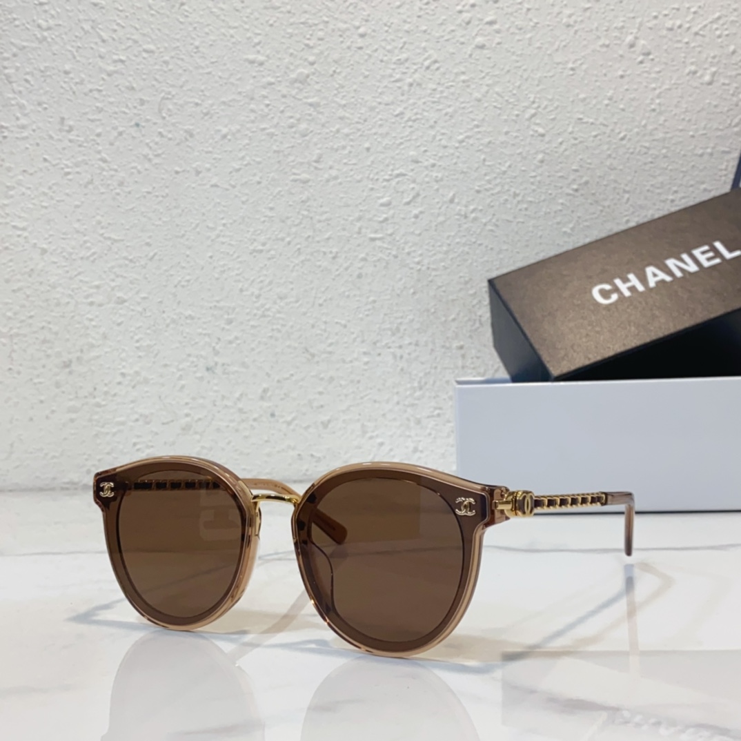 brown Replica Chanel sunglasses CH7315