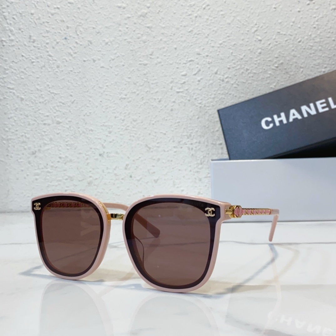 pink Replica Chanel sunglasses CH7312