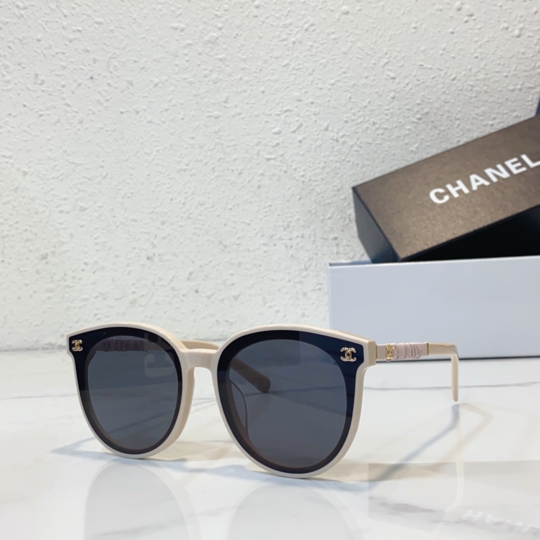 beige Replica Chanel sunglasses CH7353