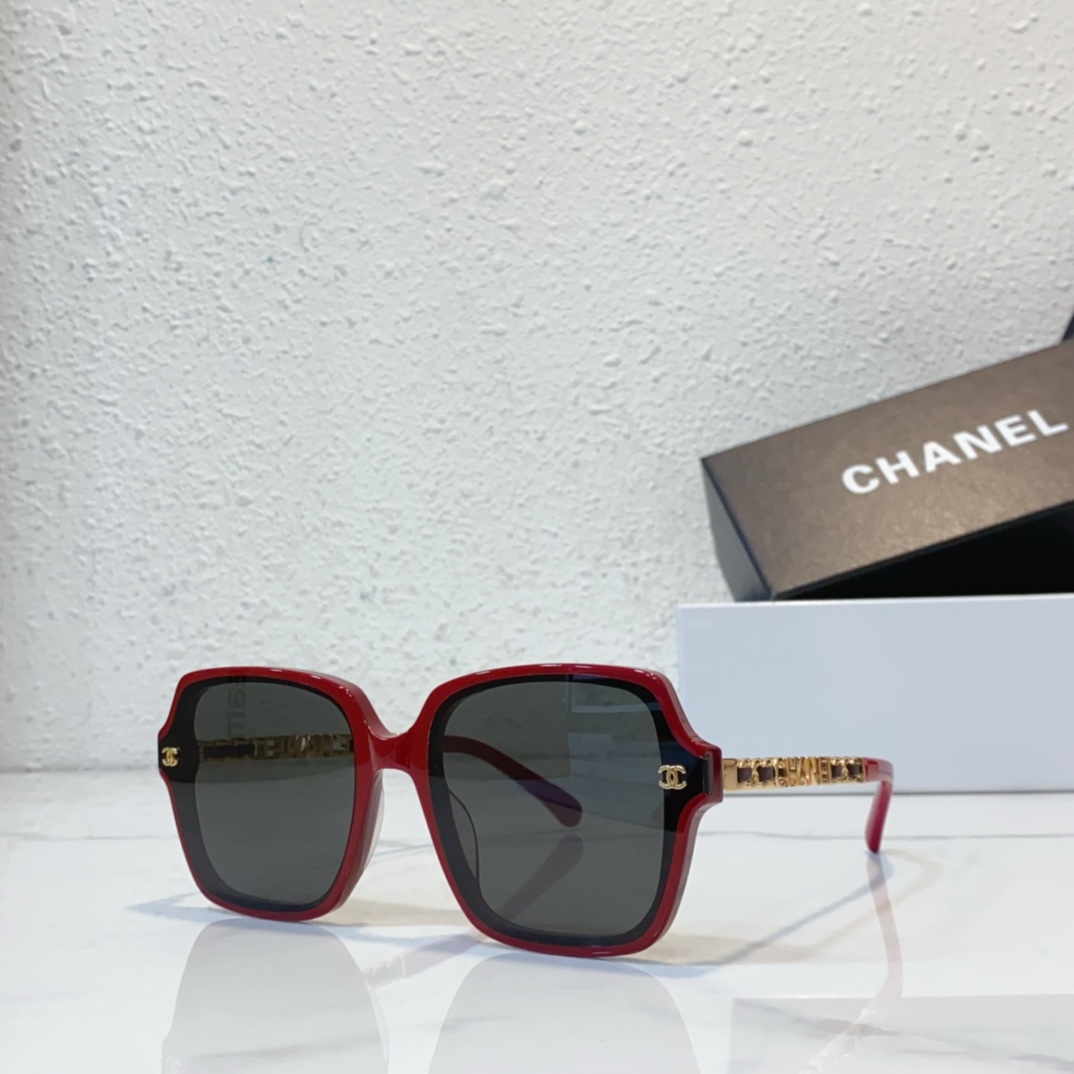 red Replica Chanel sunglasses CH6306