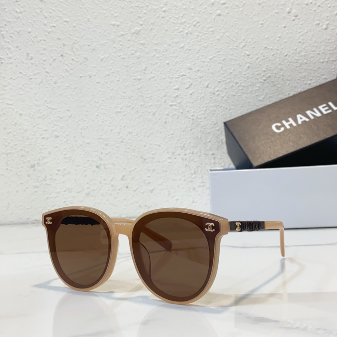 brown Replica Chanel sunglasses CH7353