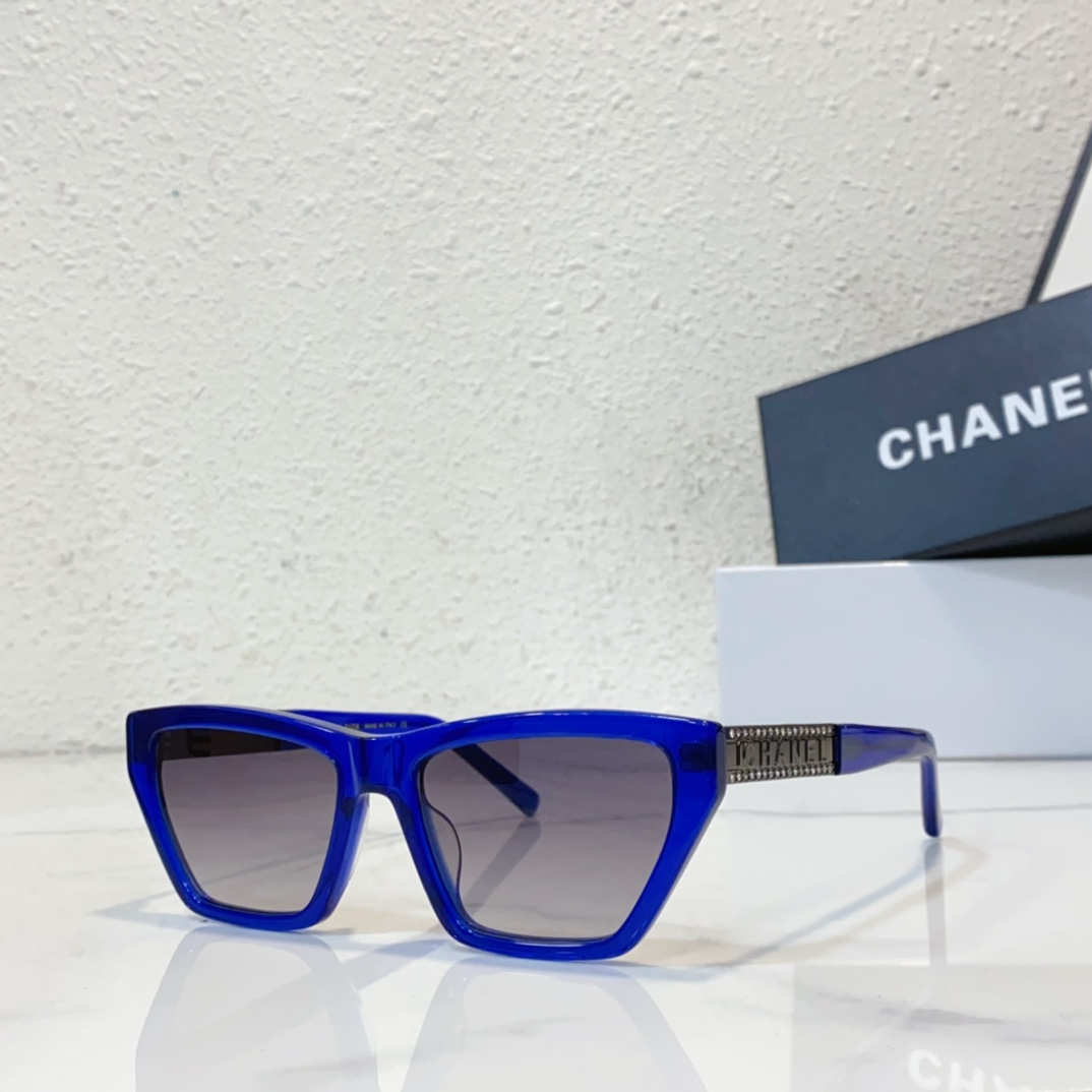 blue Replica Chanel sunglasses CH8204
