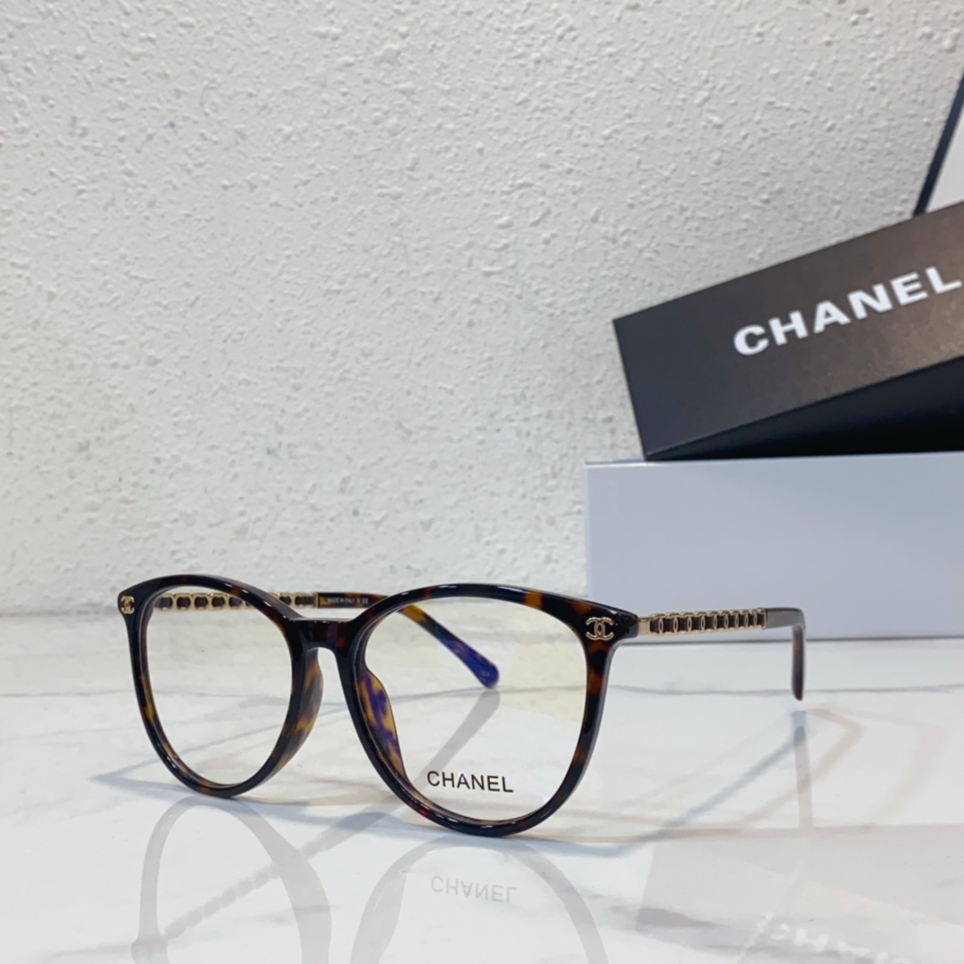 Faux Chanel Optical glasses 24ss - amber