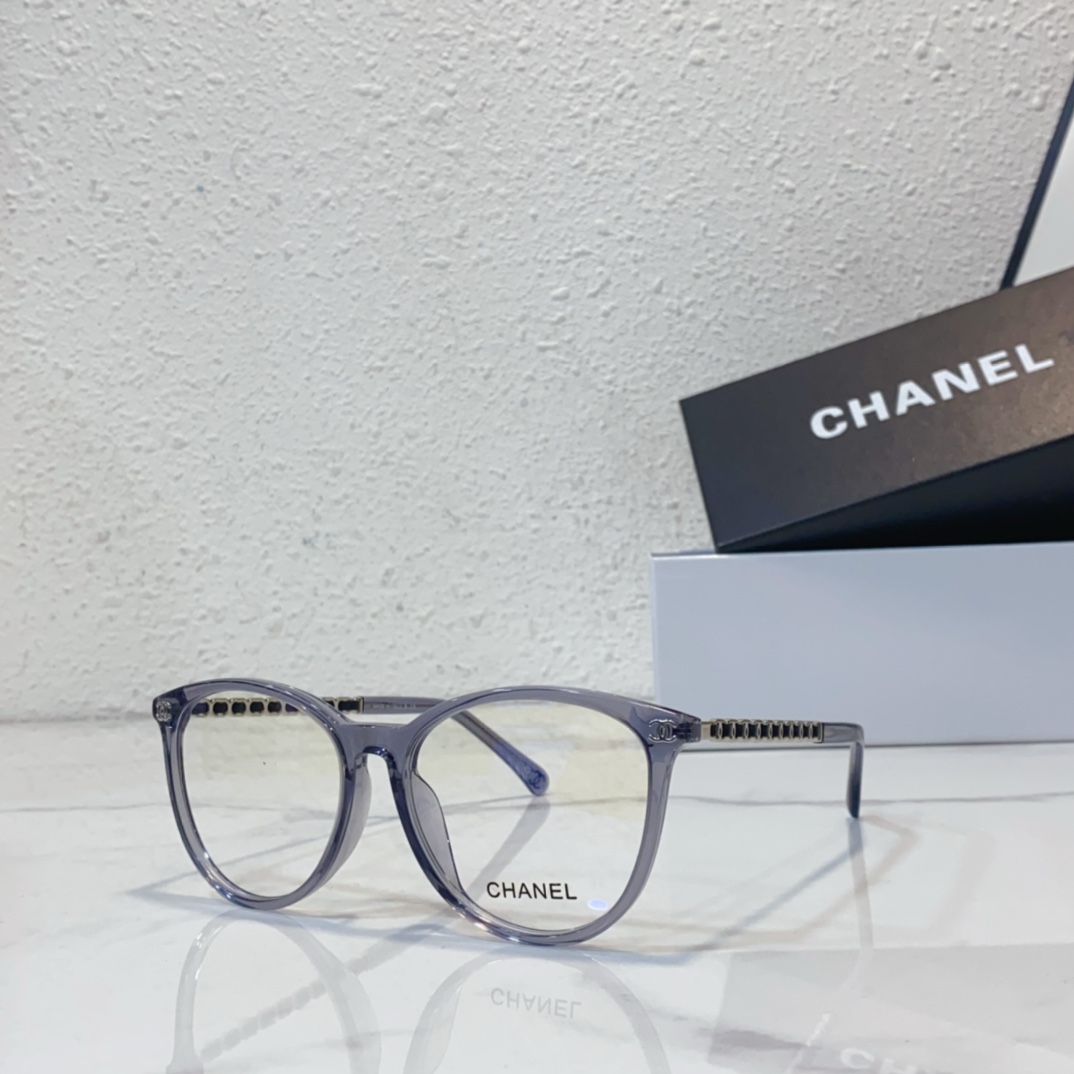 Faux Chanel Optical glasses 24ss - gray