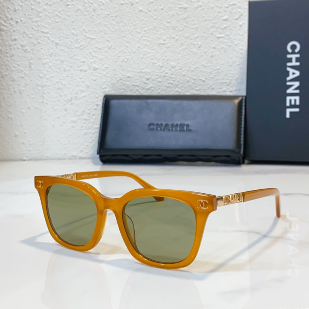 yellow frame sunglasses replica chanel ch5689 -  yellow