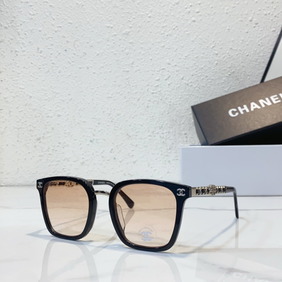 chanel fake glasses for daily wear ch0536 - tea