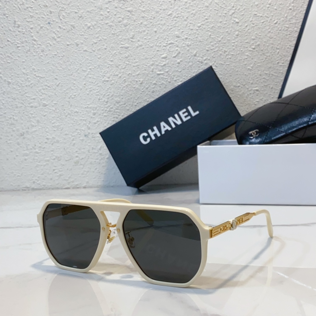 chanel replica sunglasses for outdoor activities ch2305 - beige