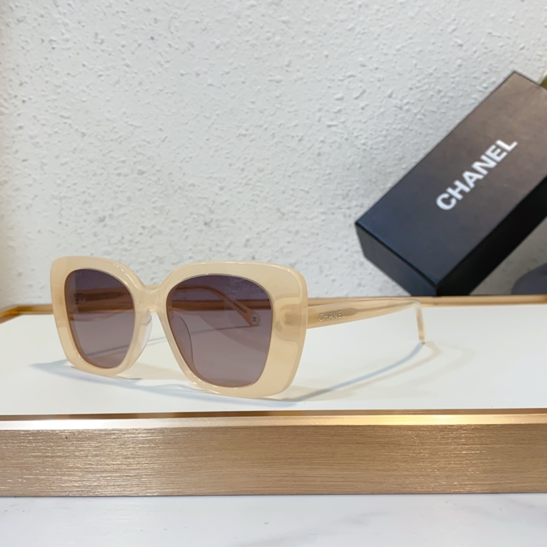 Chanel Replica sunglasses for beach vacations ch5504 - yellow
