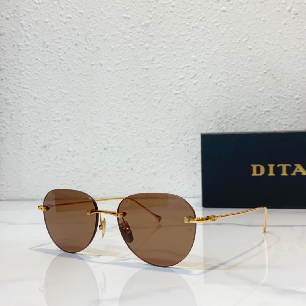 fake sunglasses dita for round faces ddlx121 - coffee