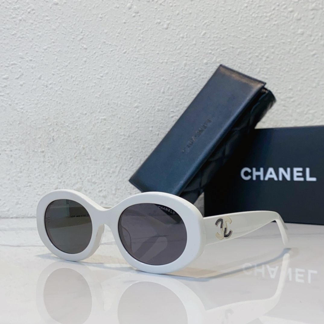 high-quality fake sunglasses chanel ch6299 - white