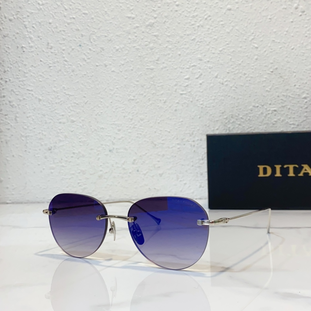 fake sunglasses dita for round faces ddlx121 - blue