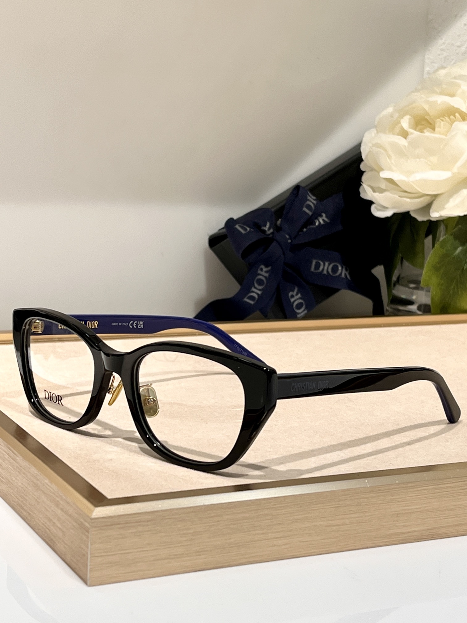 replica dior eyeglasses s4f for fashion use - black