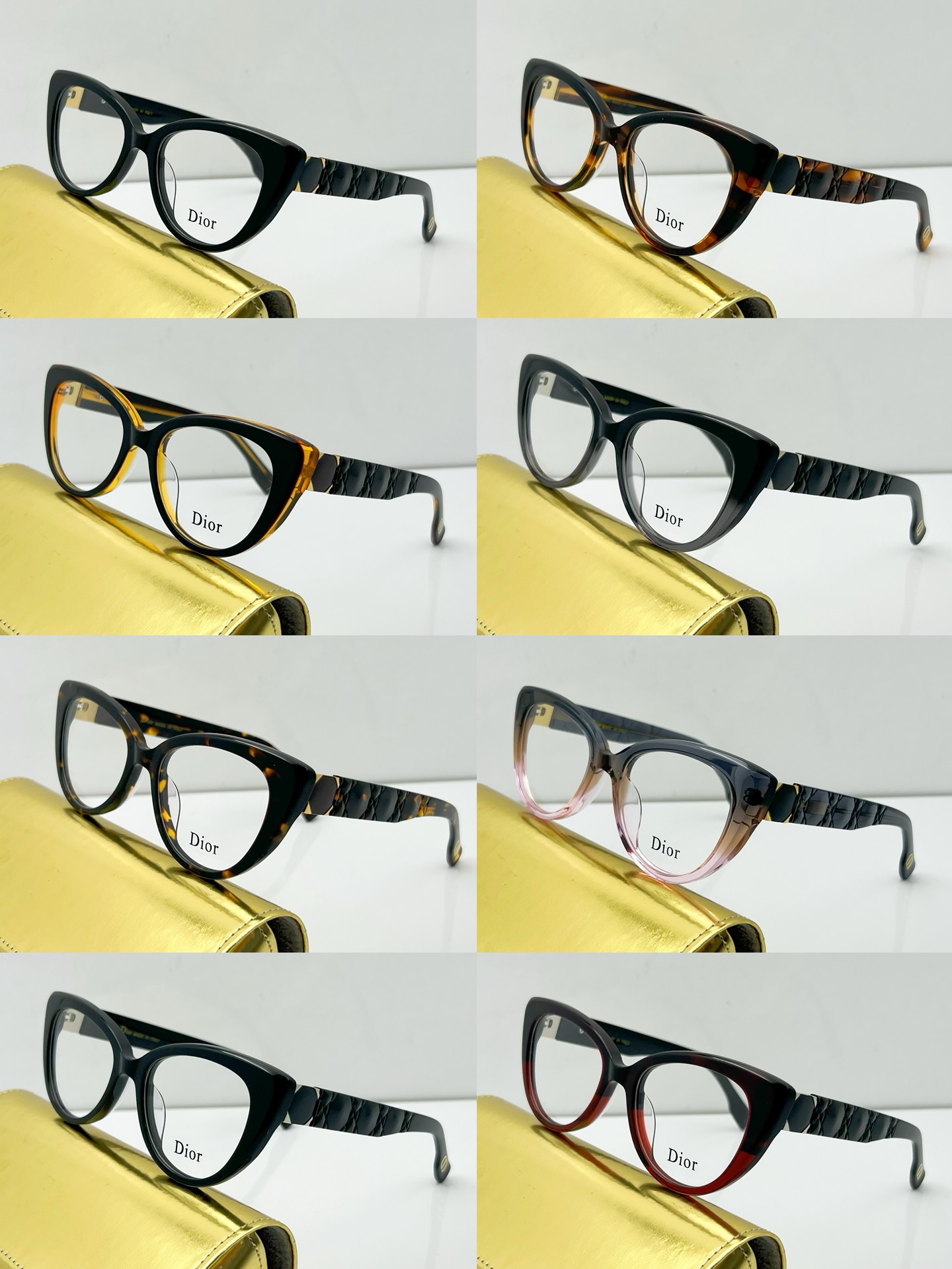 DIOR Replica eyeglasses for students 0238 - side