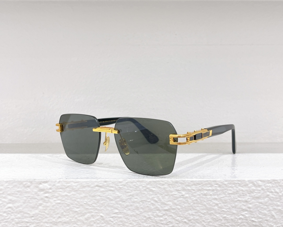 Replica dita sunglasses with brown lenses dts147 - black gold