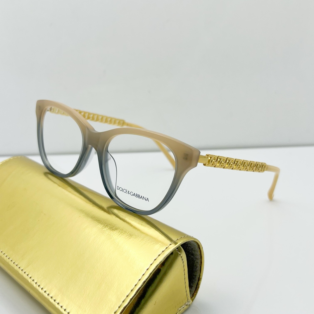 Comfortable D&G fake glasses for office work 3377 - c2 color