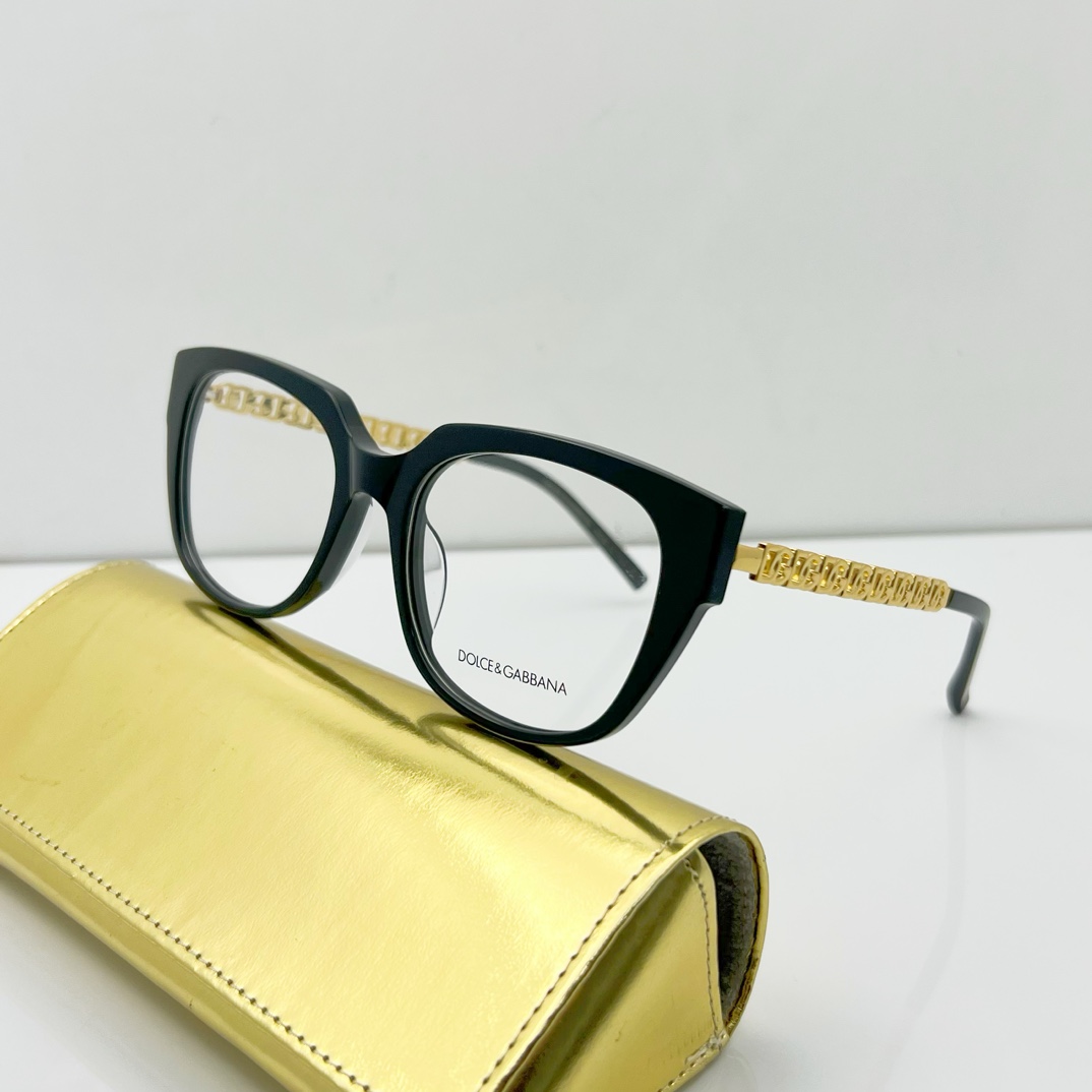 D&G Replica eyeglasses for non-prescription use 3378 - black