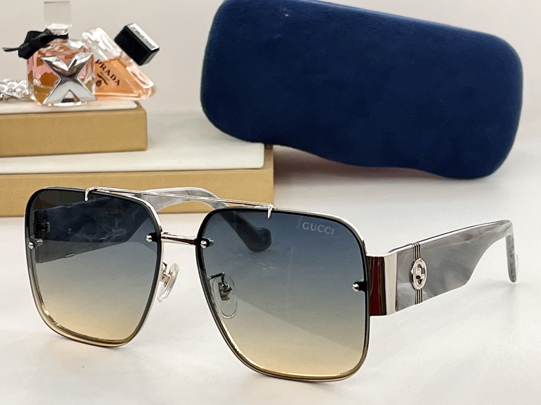 Replica Gucci sunglasses with grey lenses gg1596 - c6 color