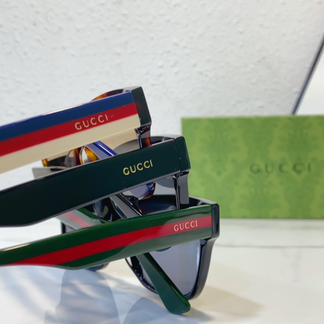 Fake sunglasses gucci for square faces gg0340sa - side