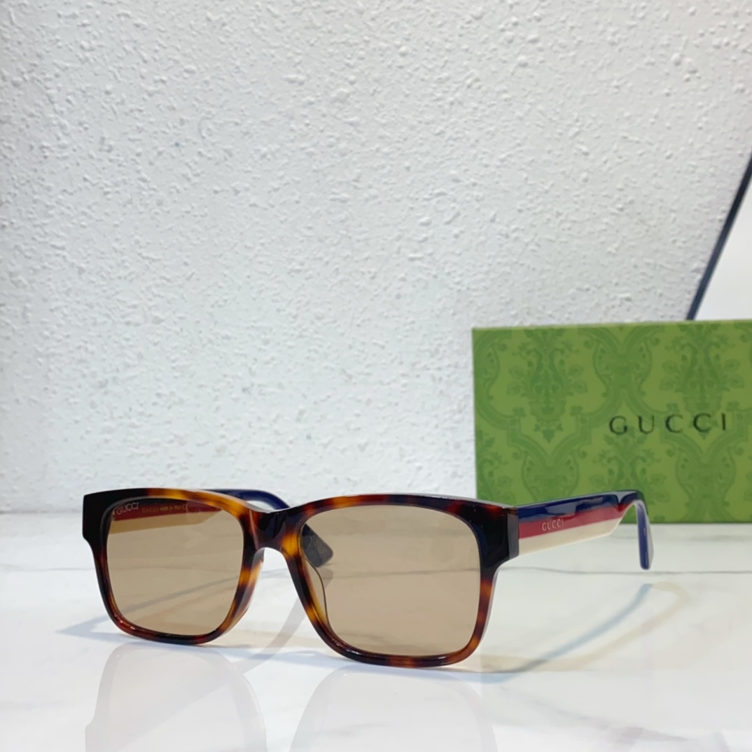Fake sunglasses gucci for square faces gg0340sa - amber