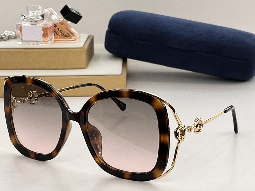 Replica Gucci sunglasses with anti-reflective gg1021s - amber