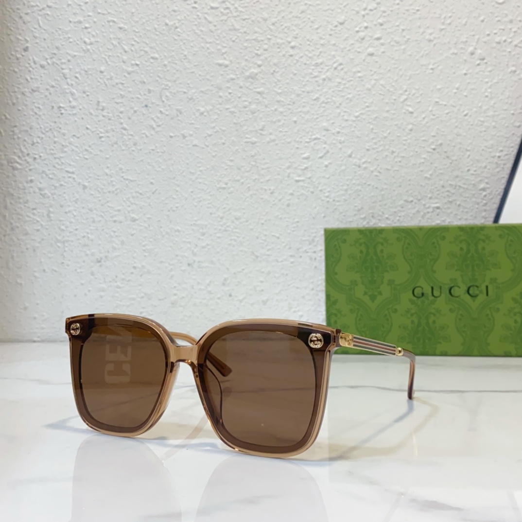 Fake gucci sunglasses for oblong faces gg0889 - tea