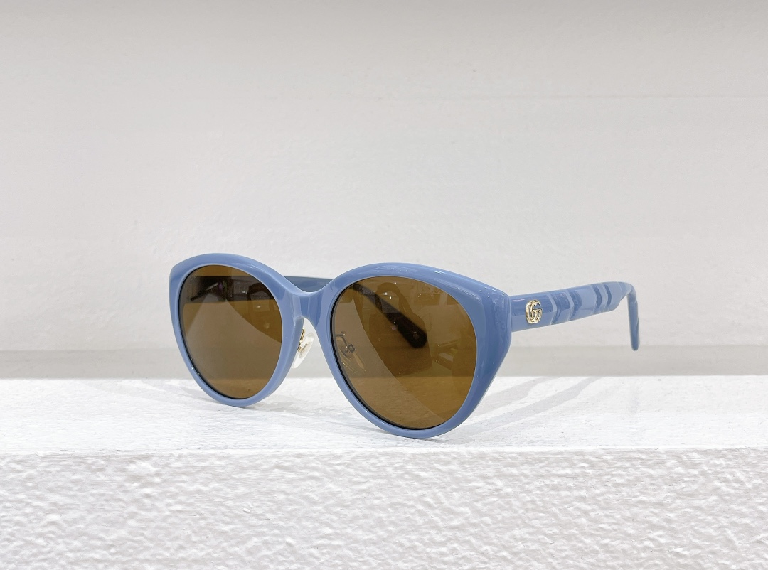 Replica Gucci sunglasses for diamond-shaped faces gg0814sk - blue