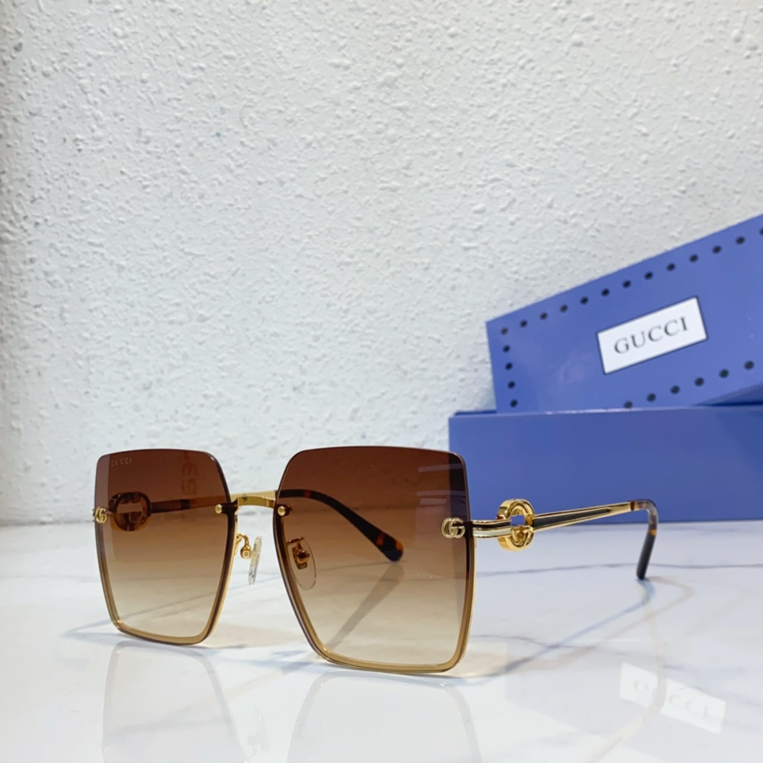 Replica Gucci sunglasses with impact-resistant lenses gg1295s - 3 - coffee