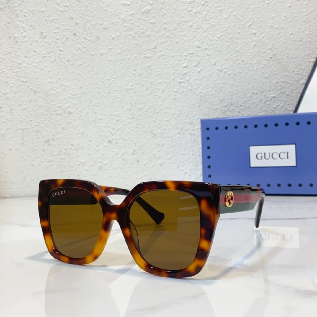 Reps sunglasses gucci for city life gg1300 - coffee