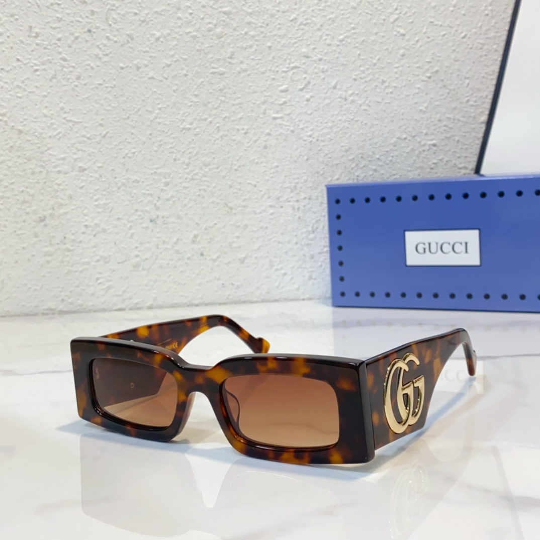 Fake gucci sunglasses with wrap-around frames gg1425s - amber