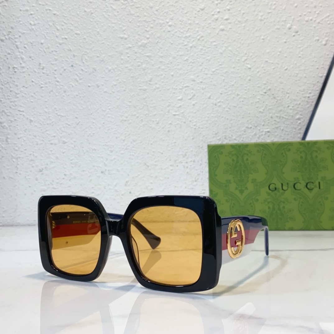 Replica gucci sunglasses with anti-reflective coating gg1330s - yellow