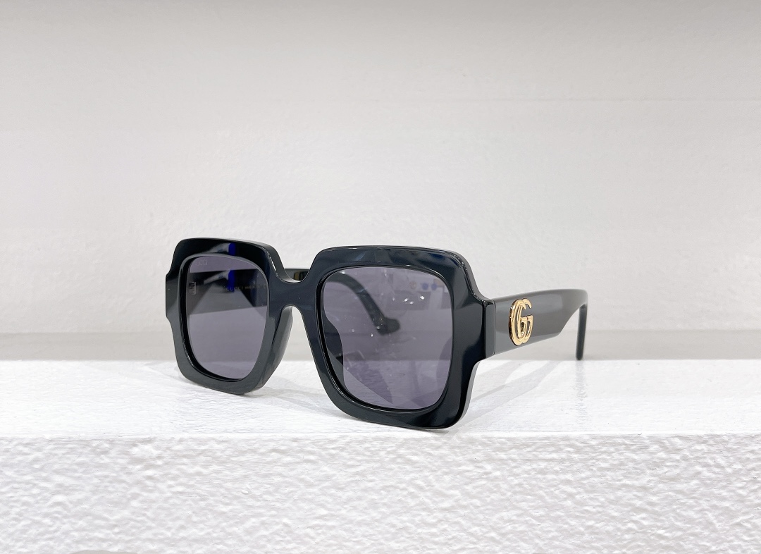 Gucci replica sunglasses with vented lenses gg1547s - black
