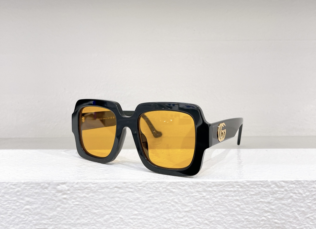 Gucci replica sunglasses with vented lenses gg1547s - yellow