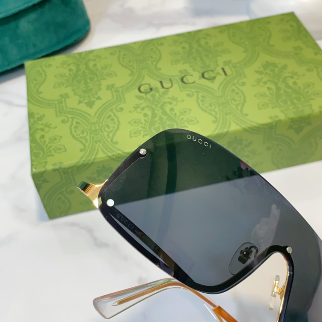 rep sunglasses gucci with side shields gg1560s - front side