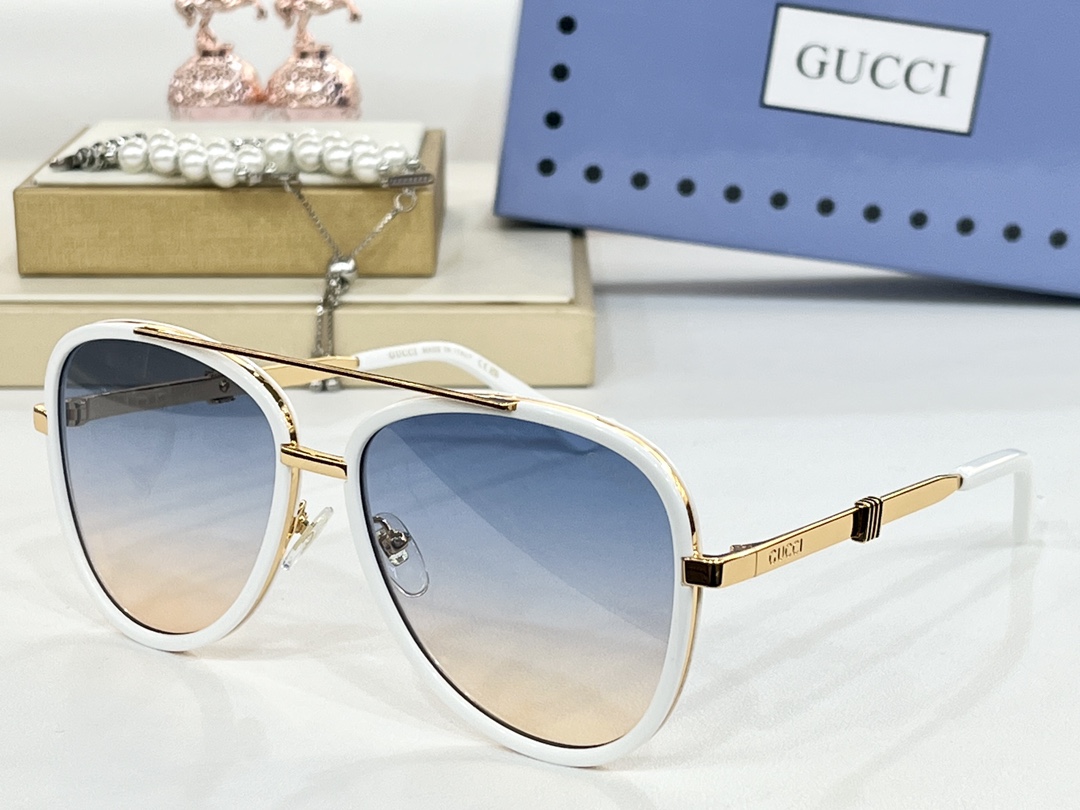 Gucci Replica Sunglasses gg1618 - sky blue white