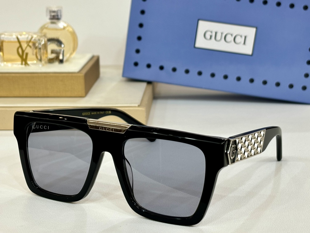 Gucci Sunglasses Dupe gg1625 - black silver