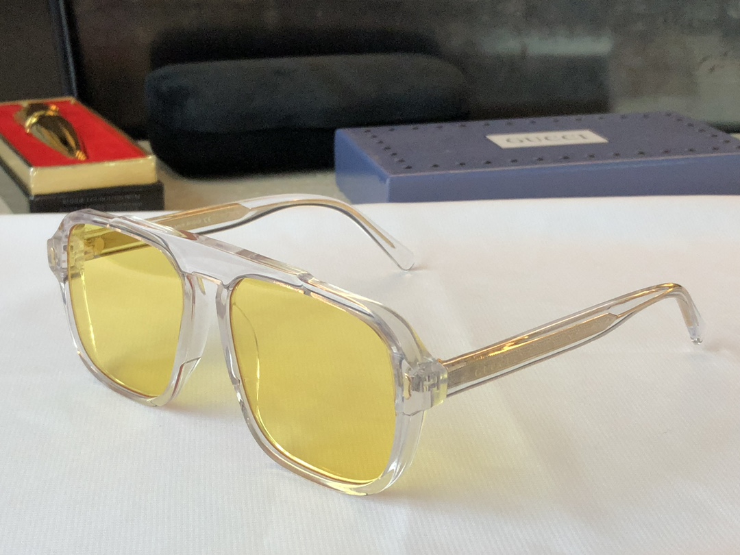 fake sunglass gucci gg01266s - yellow clear fake sunglass gucci gg01266s - yellow clear