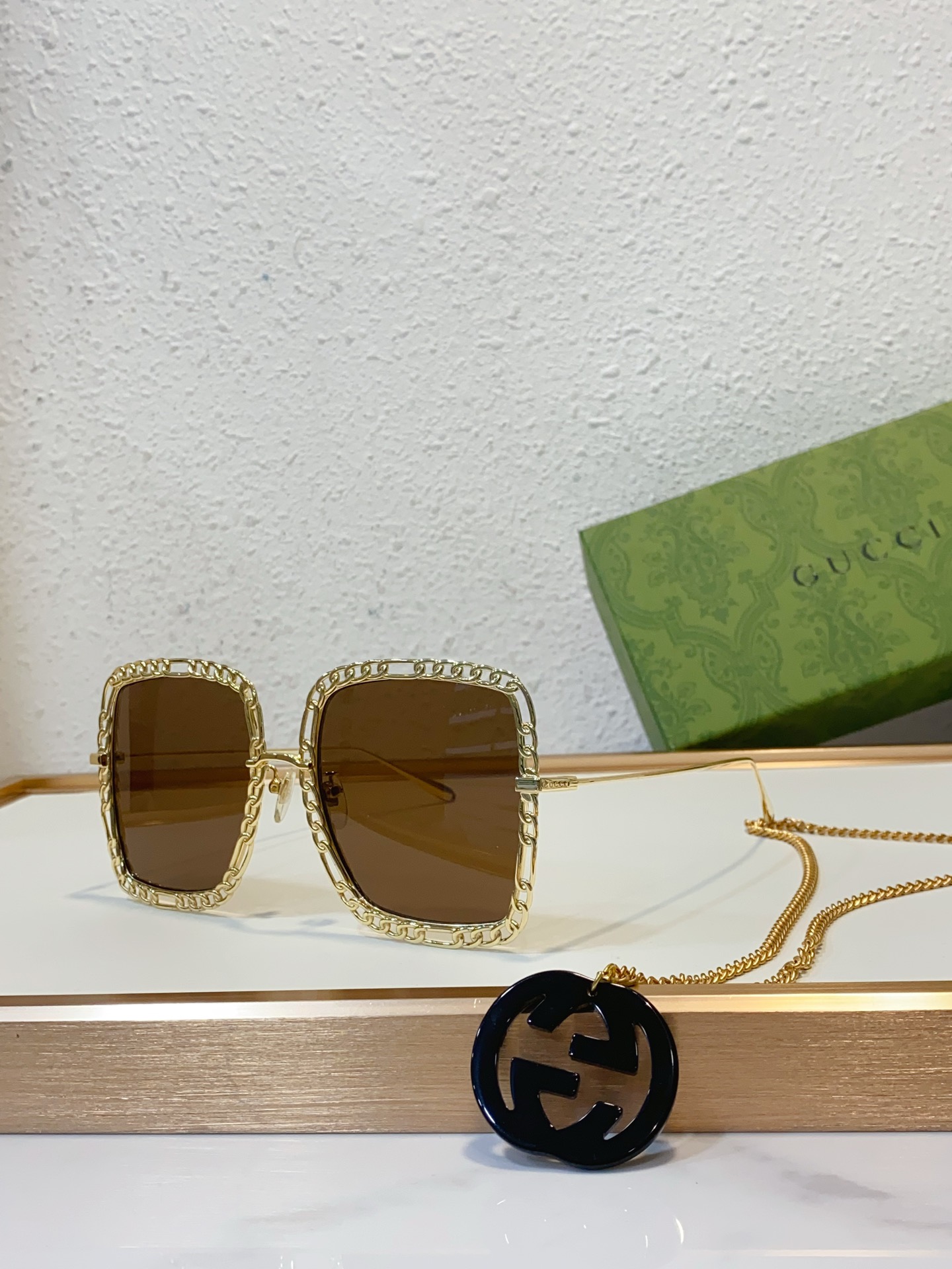 Replica designer shades gg1033s - coffee