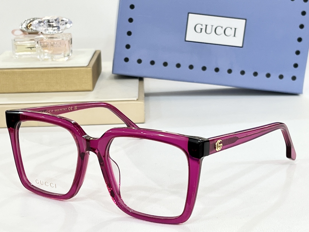 gucci replica optical frames 0010120 - red