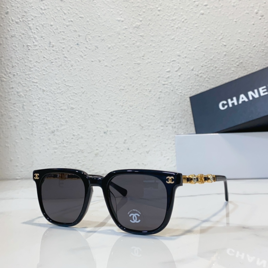 Chanel Replica sunglasses 6808 - black